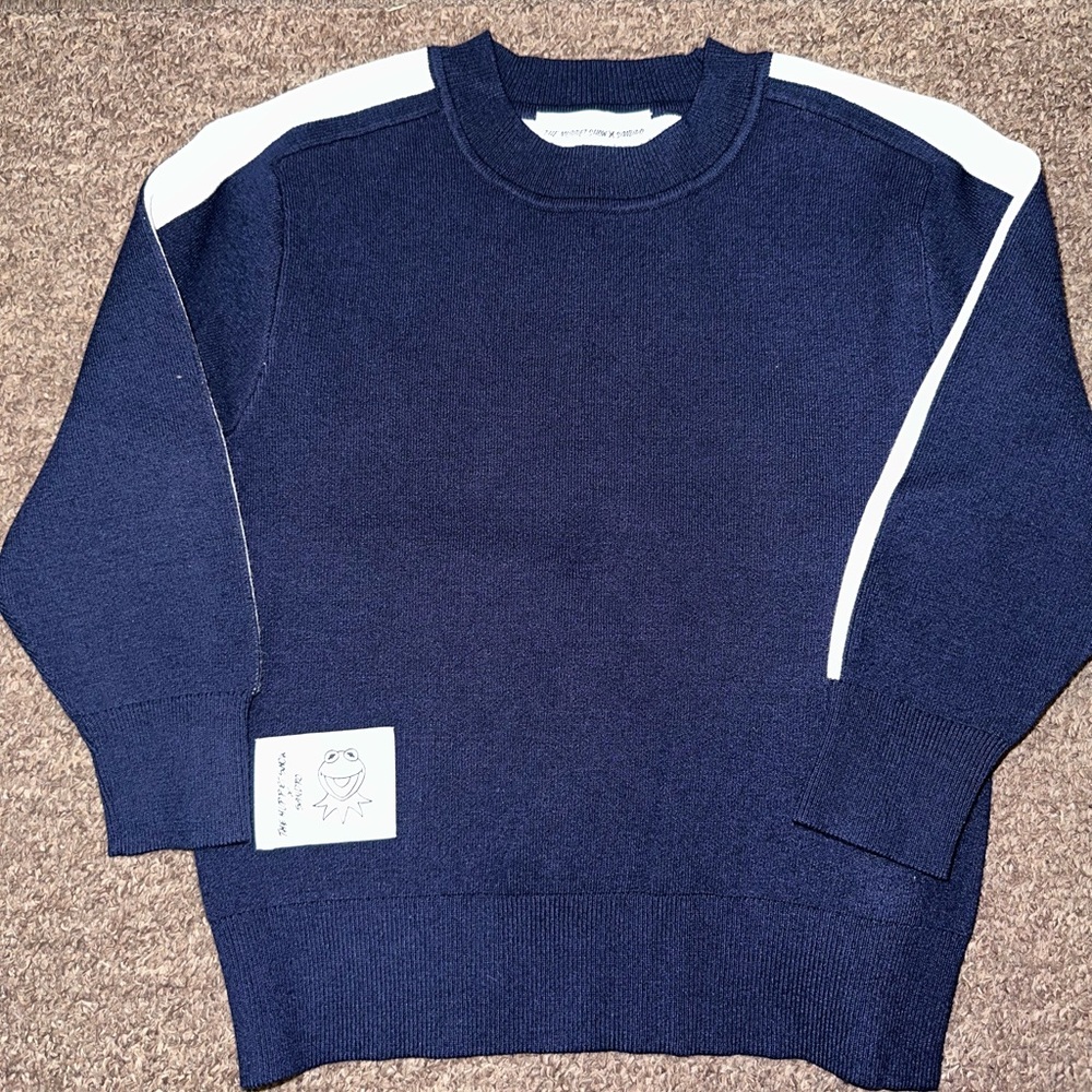 Exclusive Navy Blue Sandro Kermit The Frog Sweater